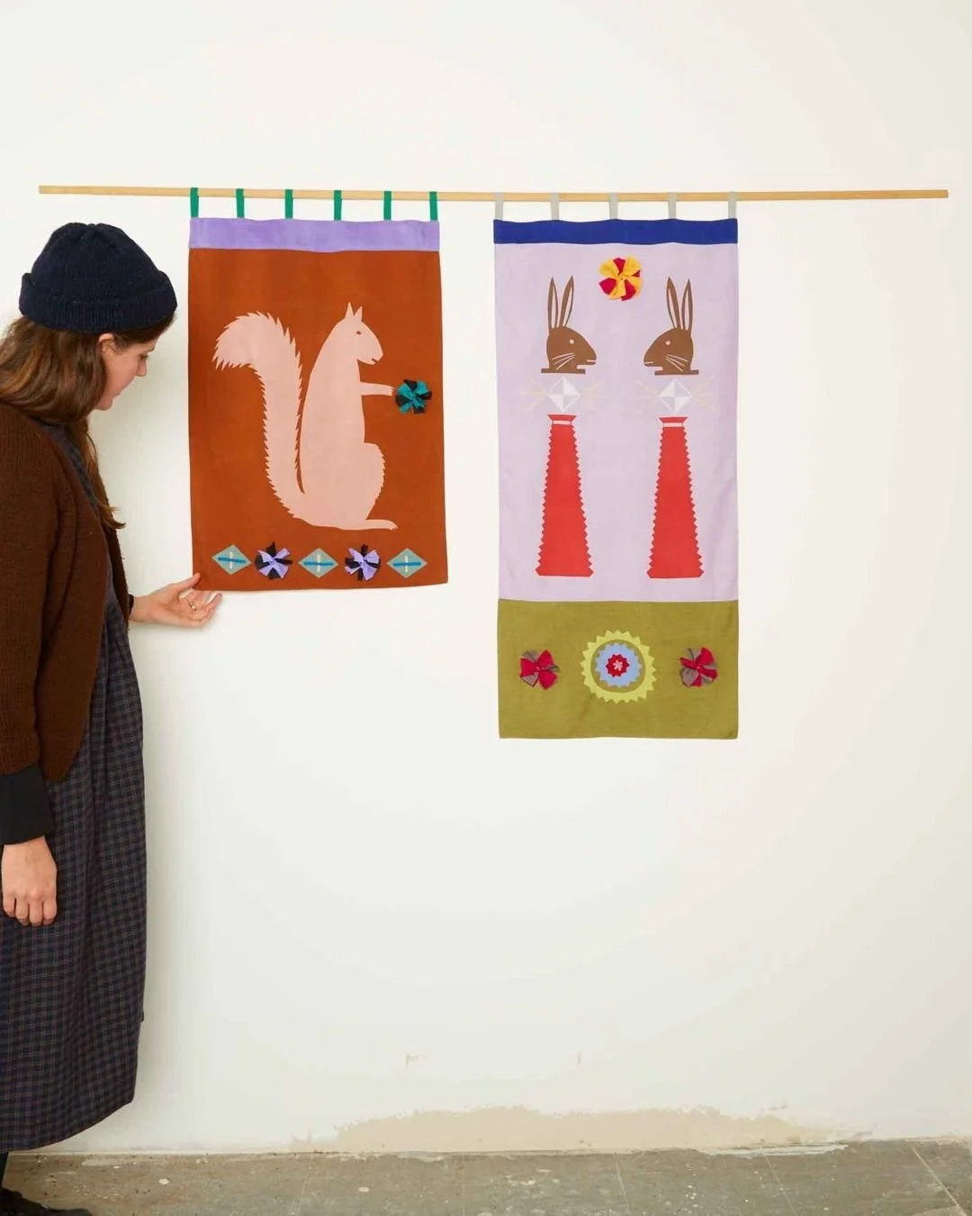 &quot;I love the tactility of textiles, I love the process of working with my hands, I love it&rsquo;s softness, I love that textiles is so universally embedded in so many cultures as a form of story-telling, which is what I am so interested in, so i