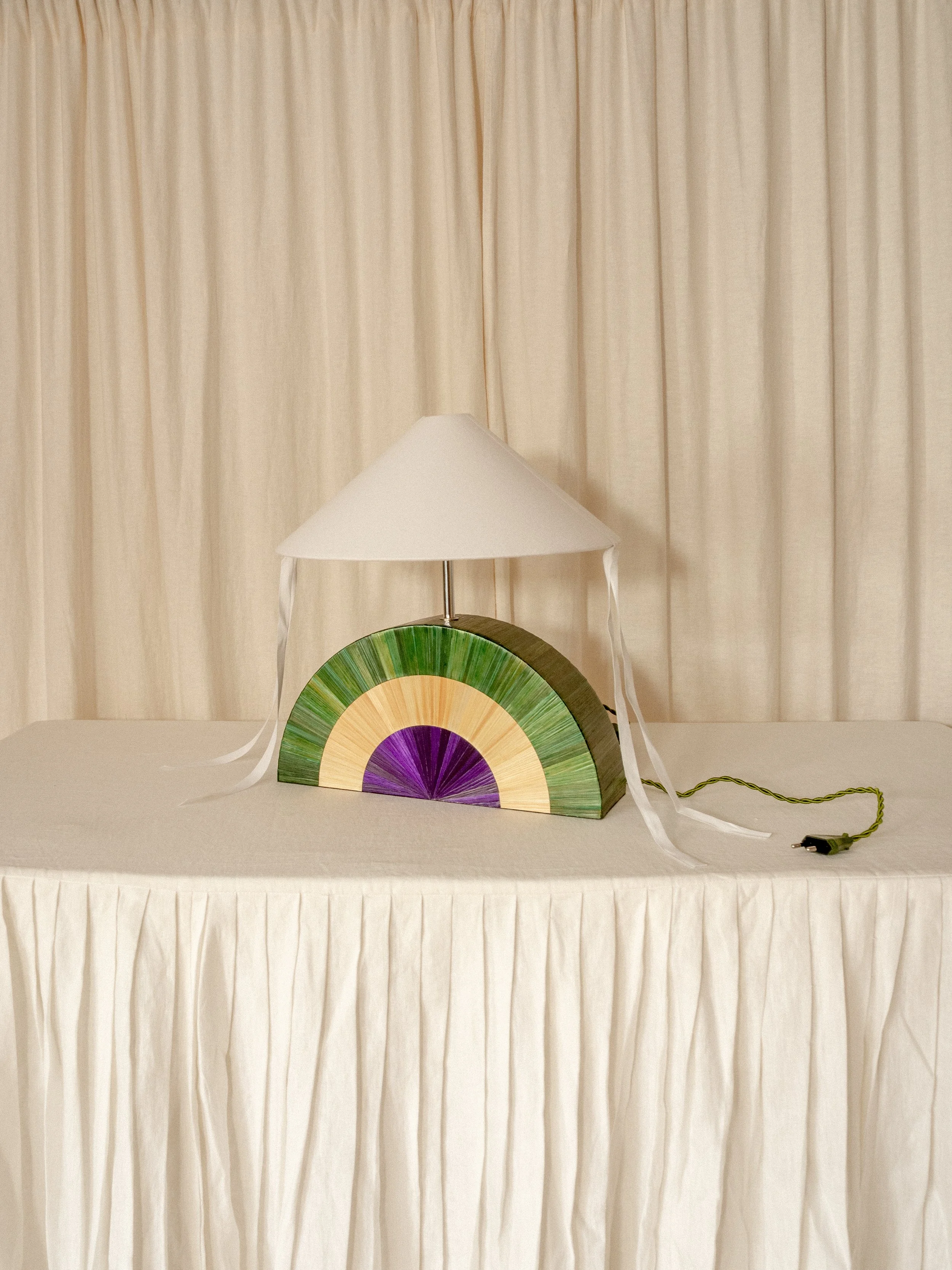 Lamp 02 Purple Green Butter