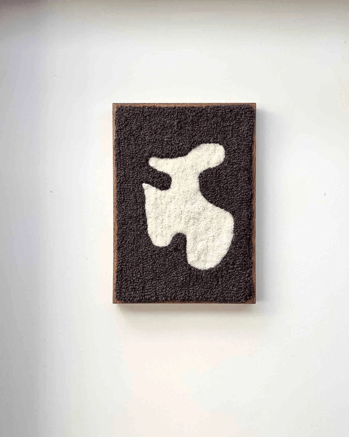 Puddle 002 by Alice Liptrot is hand punched using locally sourced undyed Romney yarn and framed in solid oak. It reflects a careful approach to material, process, and work shaped slowly by hand.

Now available at craftersoftoday.com

Photo belong to 