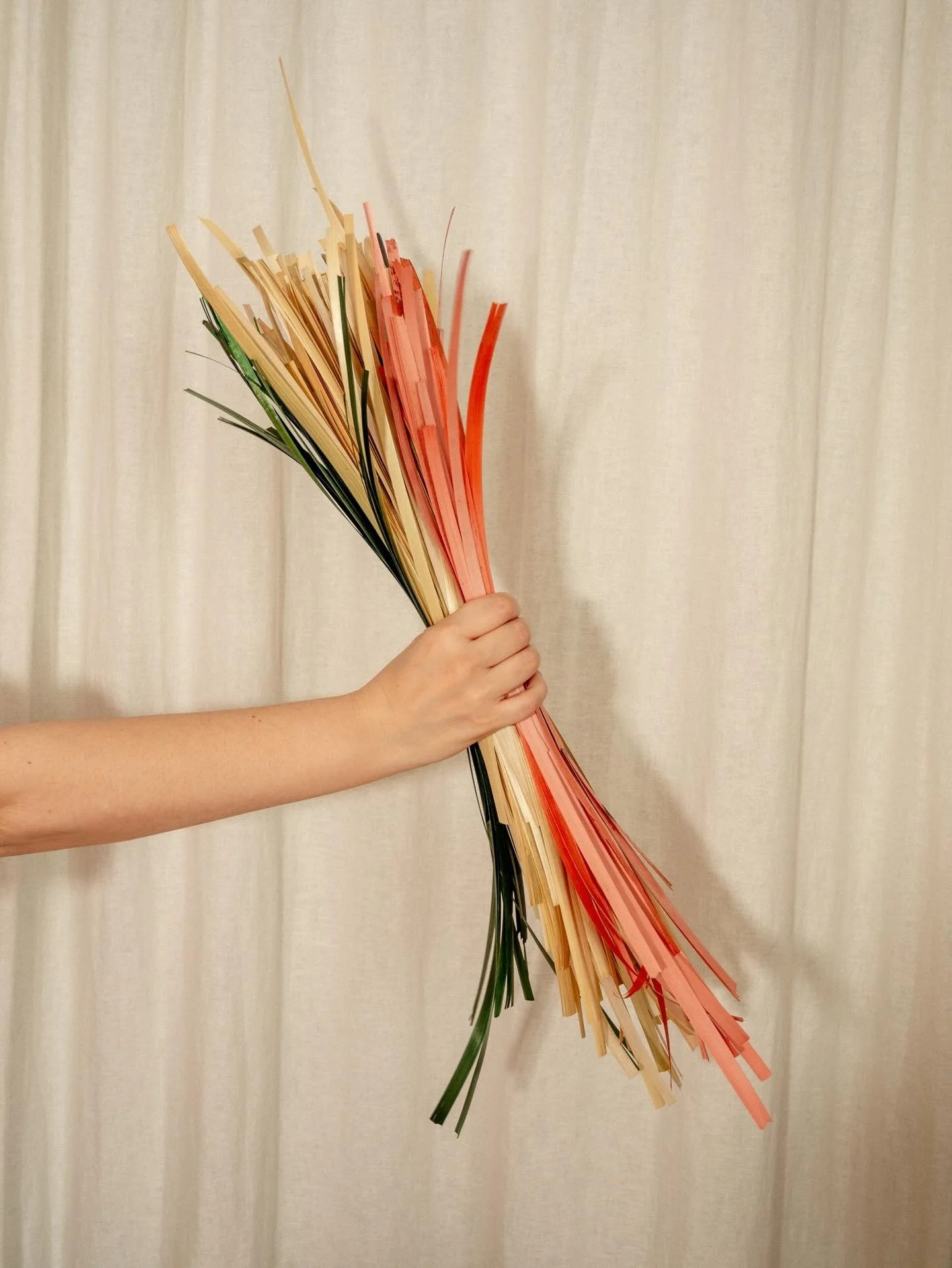 &ldquo;A big part of the richness of straw marquetry comes from the way the fibres reflect light depending on their direction. I always try to play as much as possible with the orientation of each piece of straw to achieve that iridescent effect that