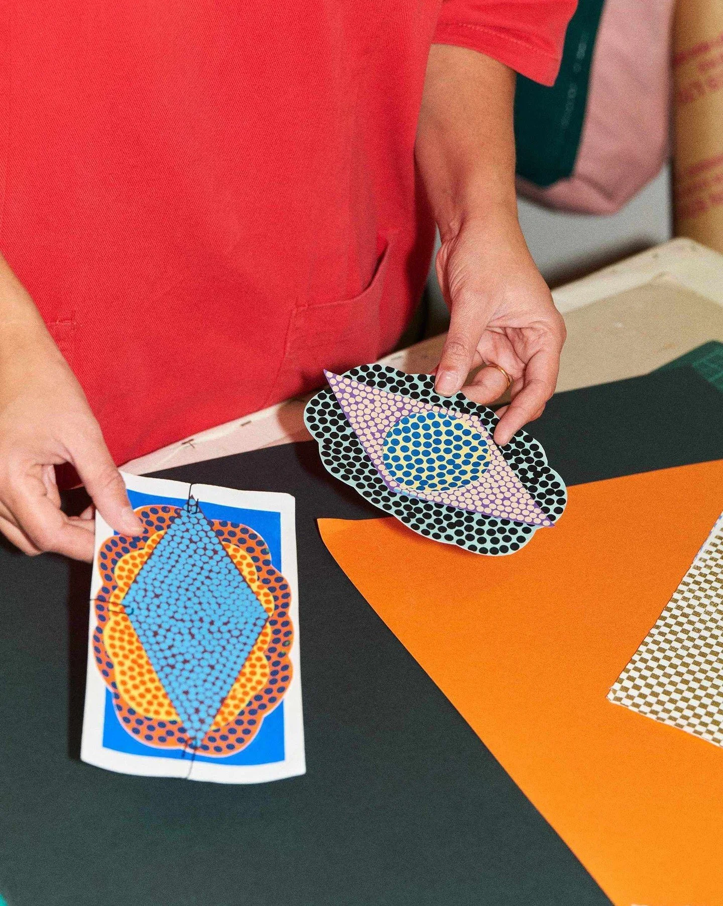 "Designing and making textiles has always been about the physicality of the process for me; I think that&rsquo;s why I became a printer - pulling ink with a squeegee through the mesh was the most thrilling, exhausting and satisfying part of text
