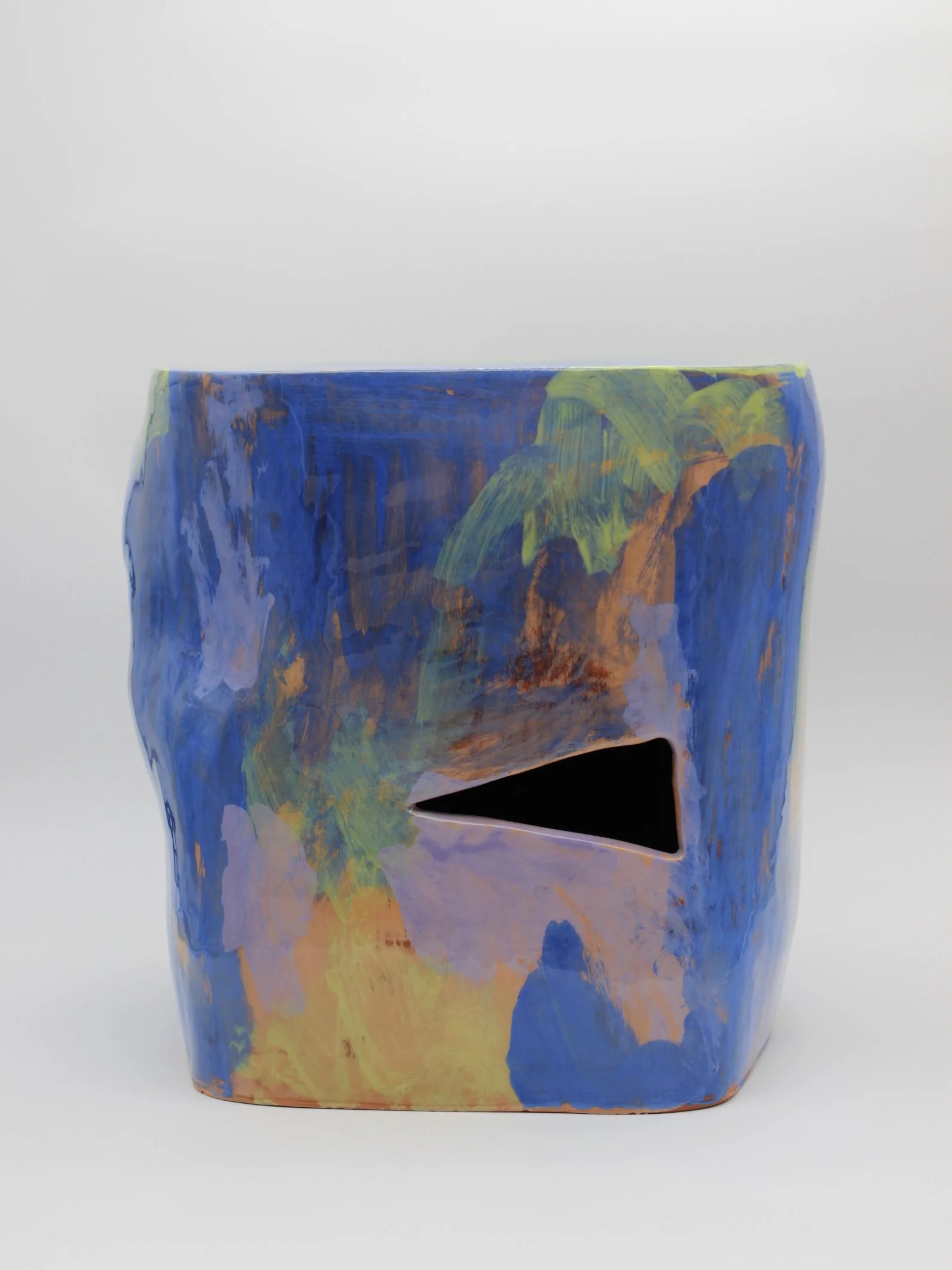 Blue stool