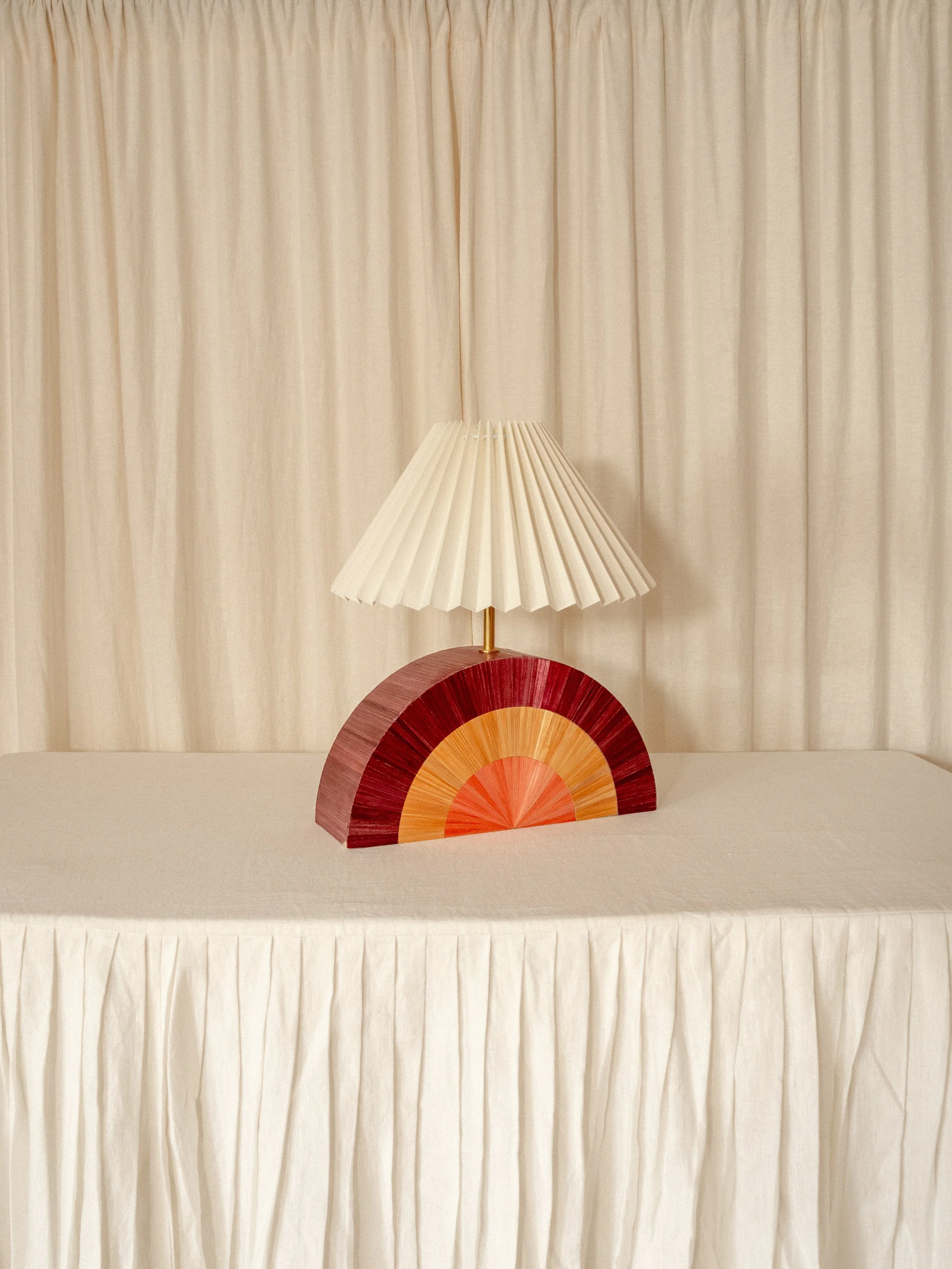 Lamp 02 Burdeos Pink Orange