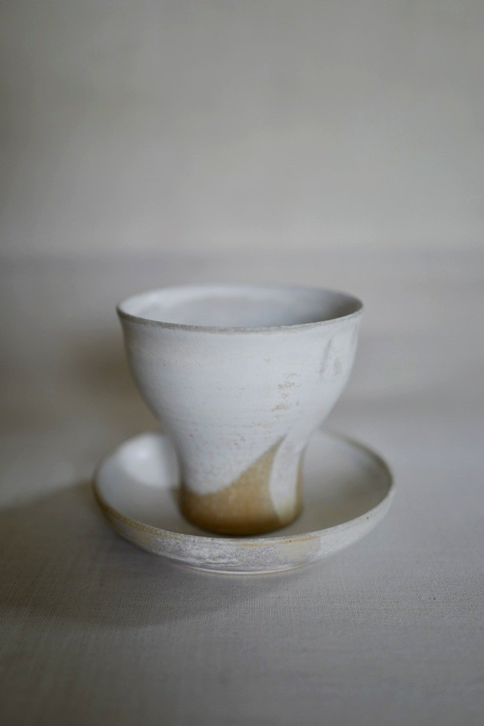Milky Rosé Cup and Saucer · Set of 2