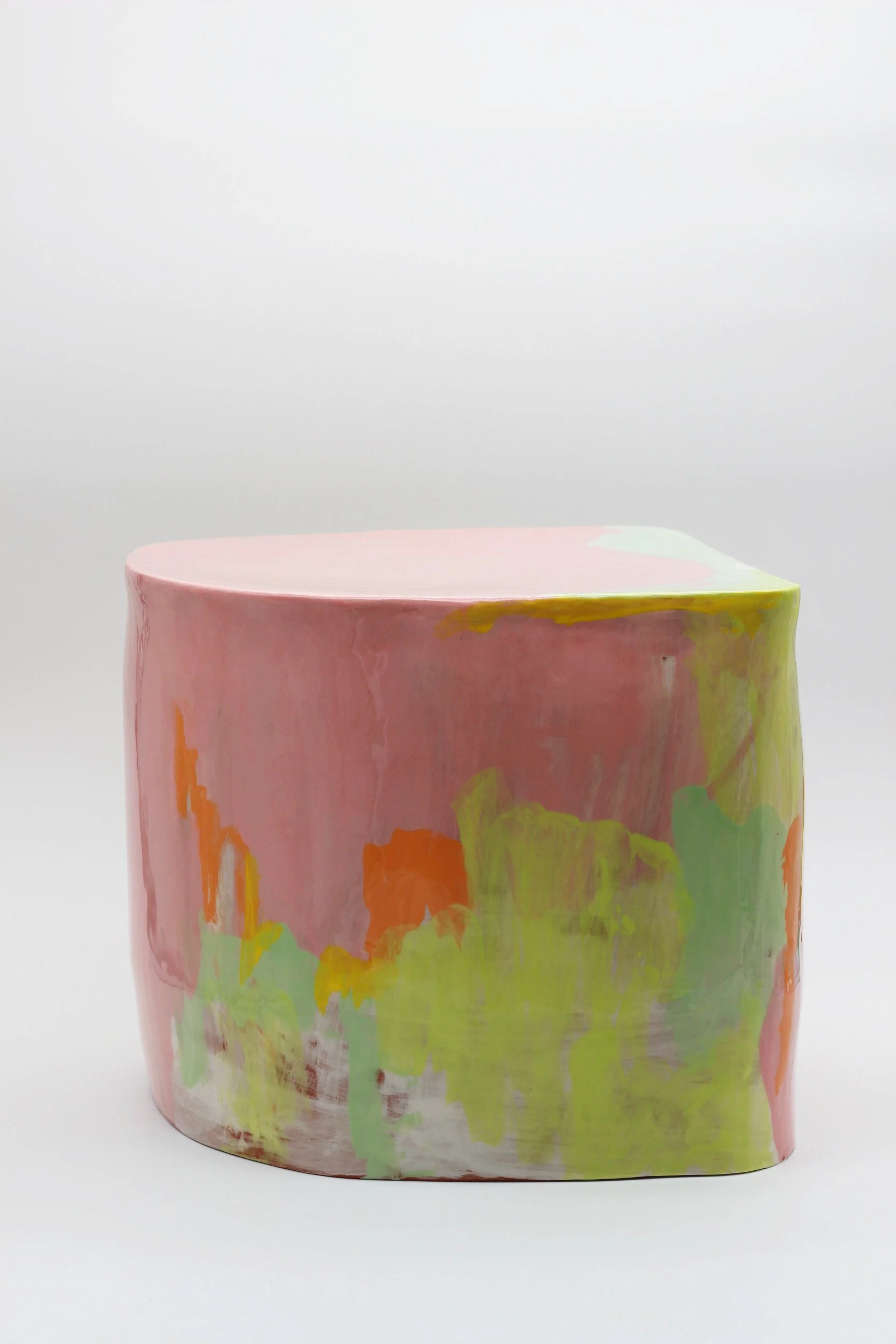Pink stool