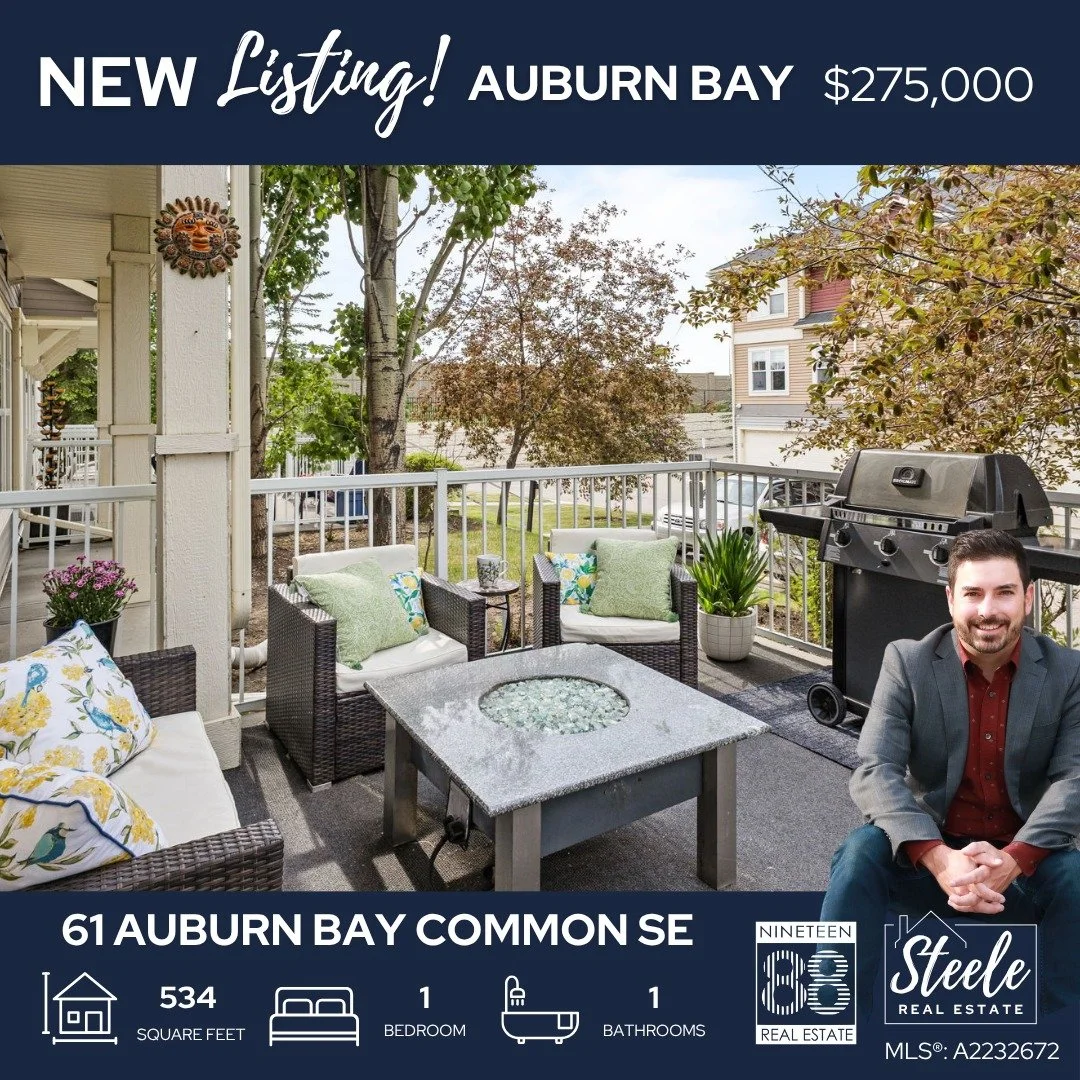 A little late posting this one as we actually just accepted an offer late last night... But the patio was looking too good not to share 😂

🏡 Affordable, modern, and move-in ready 🧼 This 1-bedroom stacked townhome offers a LARGE PATIO perfect for ?