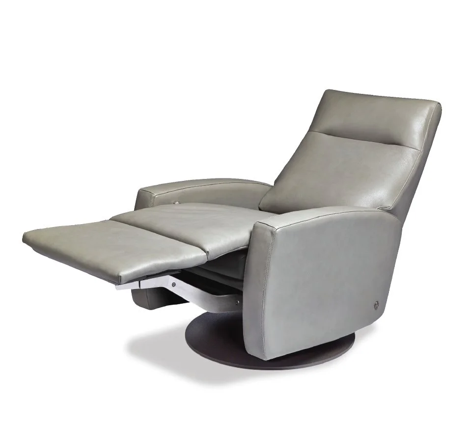 Eva recliner from American Leather has all the bells and whistles and comfort