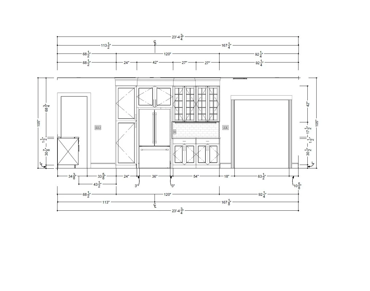 Elevation Kitchen and Dining Room Renovation In Arlington