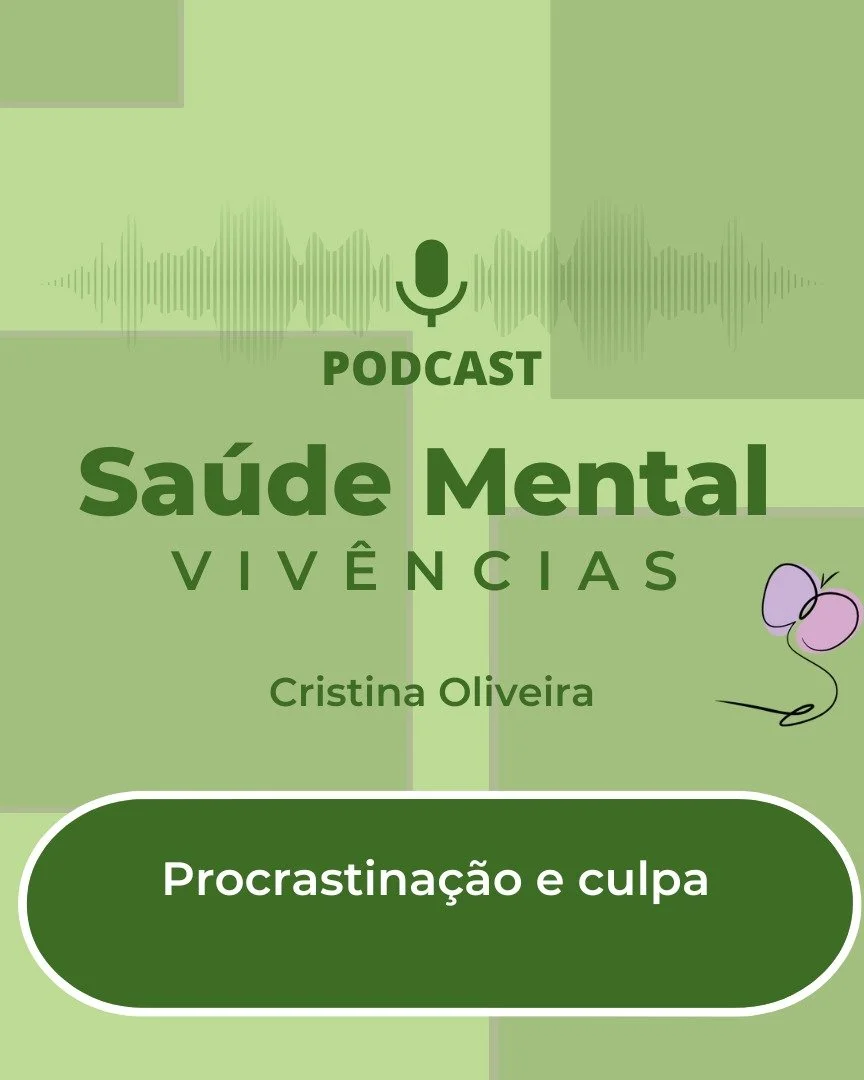 No epis&oacute;dio de hoje do Sa&uacute;de Mental Viv&ecirc;ncias, o tema &eacute;:

Procrastina&ccedil;&atilde;o e culpa.

Uma reflex&atilde;o sobre como o adiamento constante de tarefas pode estar relacionado a dificuldades de regula&ccedil;&atilde