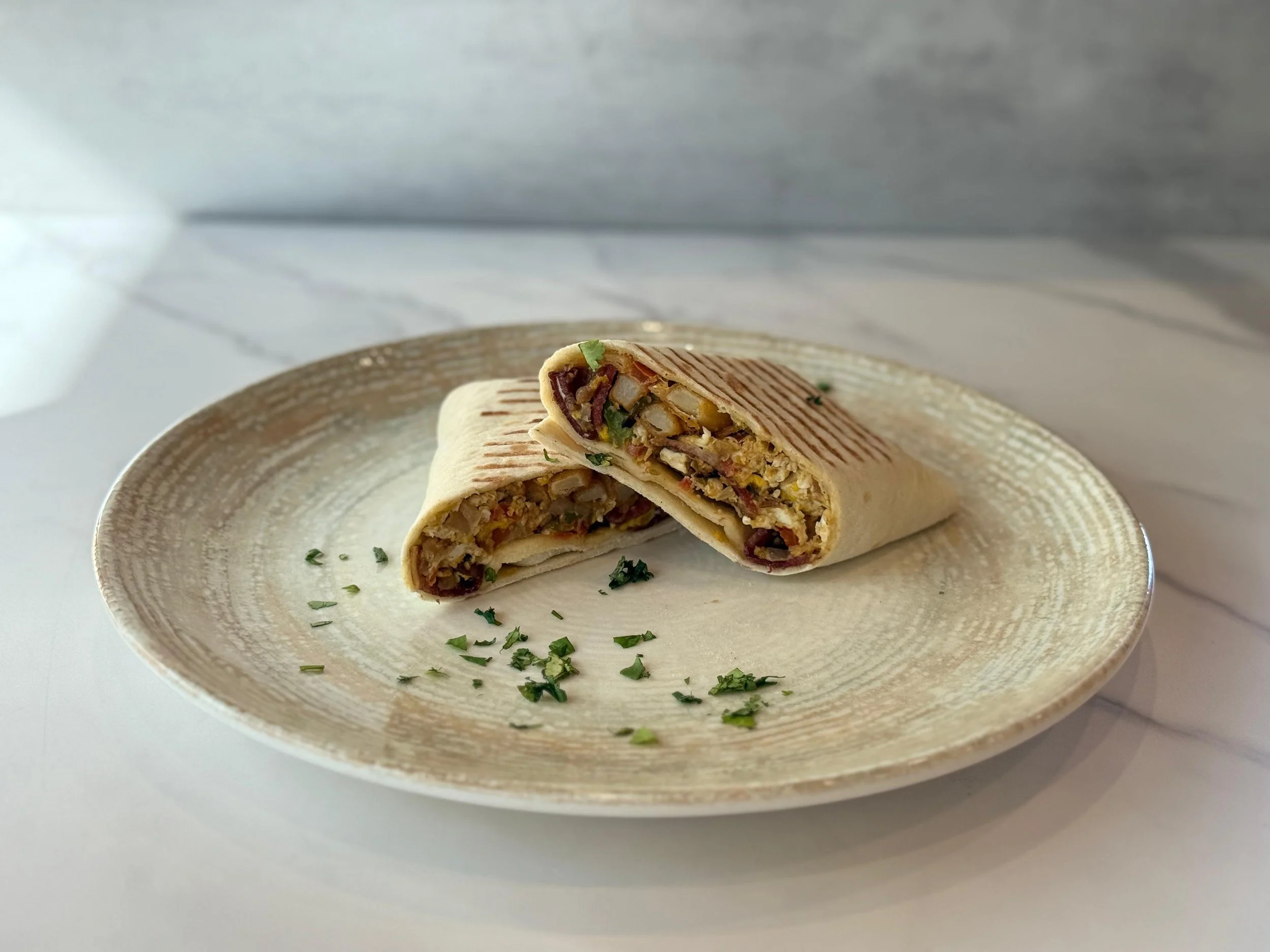Mediterranean Egg Wrap