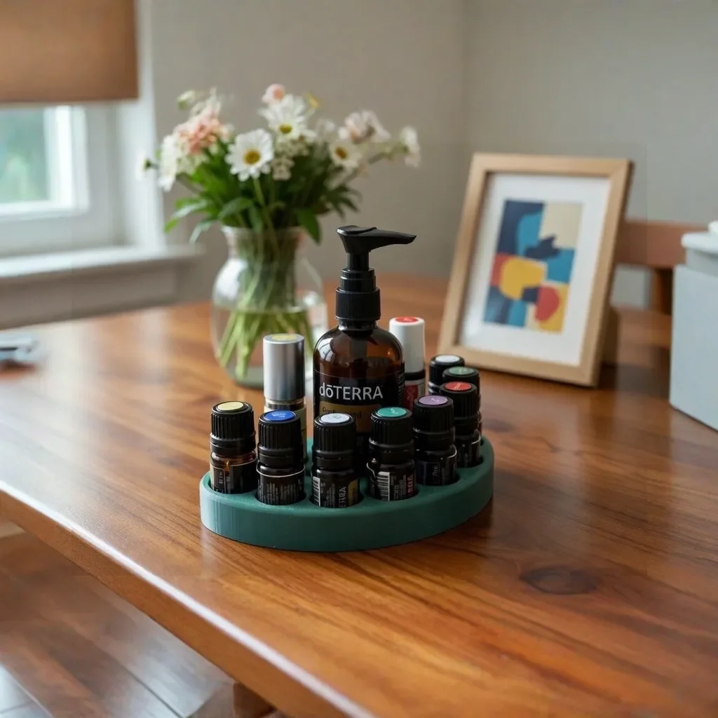 HarmonyTray – doTERRA Aufbewahrung Halbkreis | 5ml, Roller & Pumpe