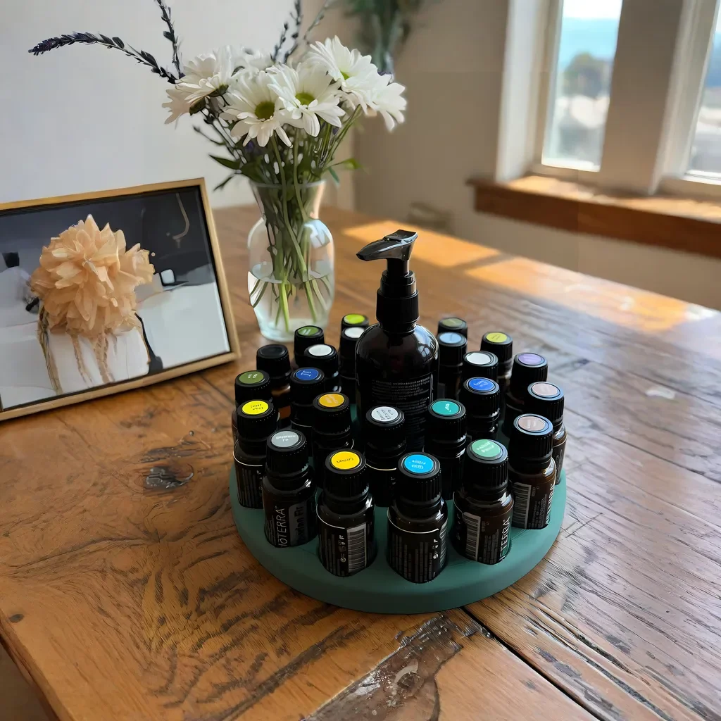 EssenceGuard doTERRA Ölhalter für große Sammlungen mit 15ml Fläschchen und Pumpe in Bayern gefertigt