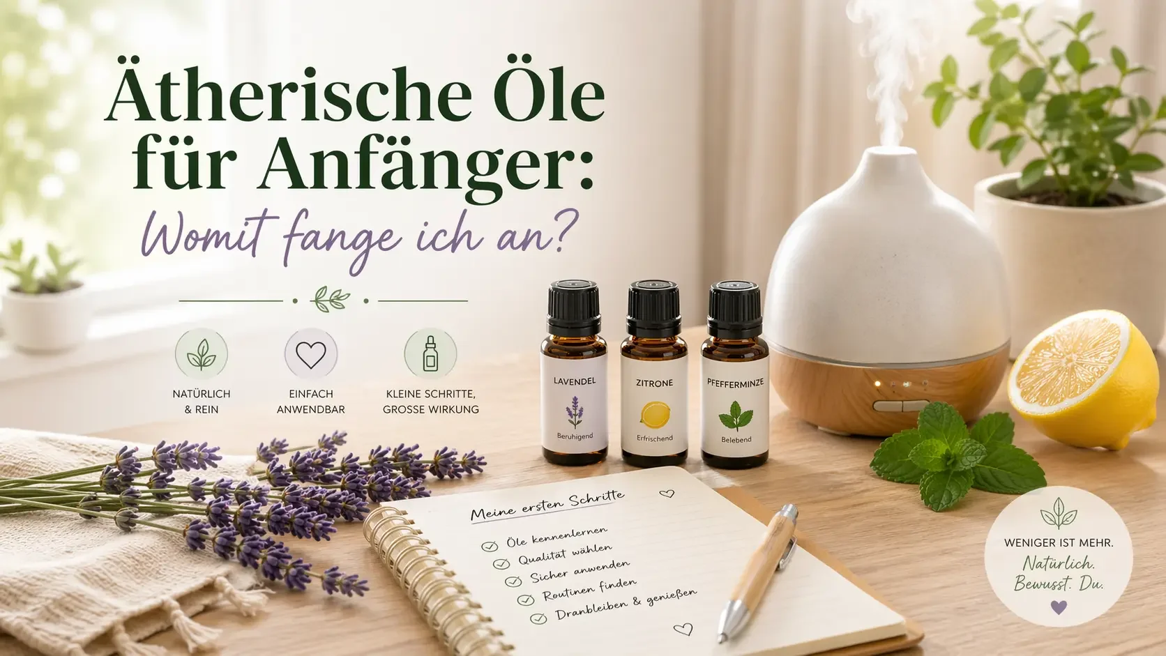 Ätherische Öle für Anfänger: Womit fange ich an?