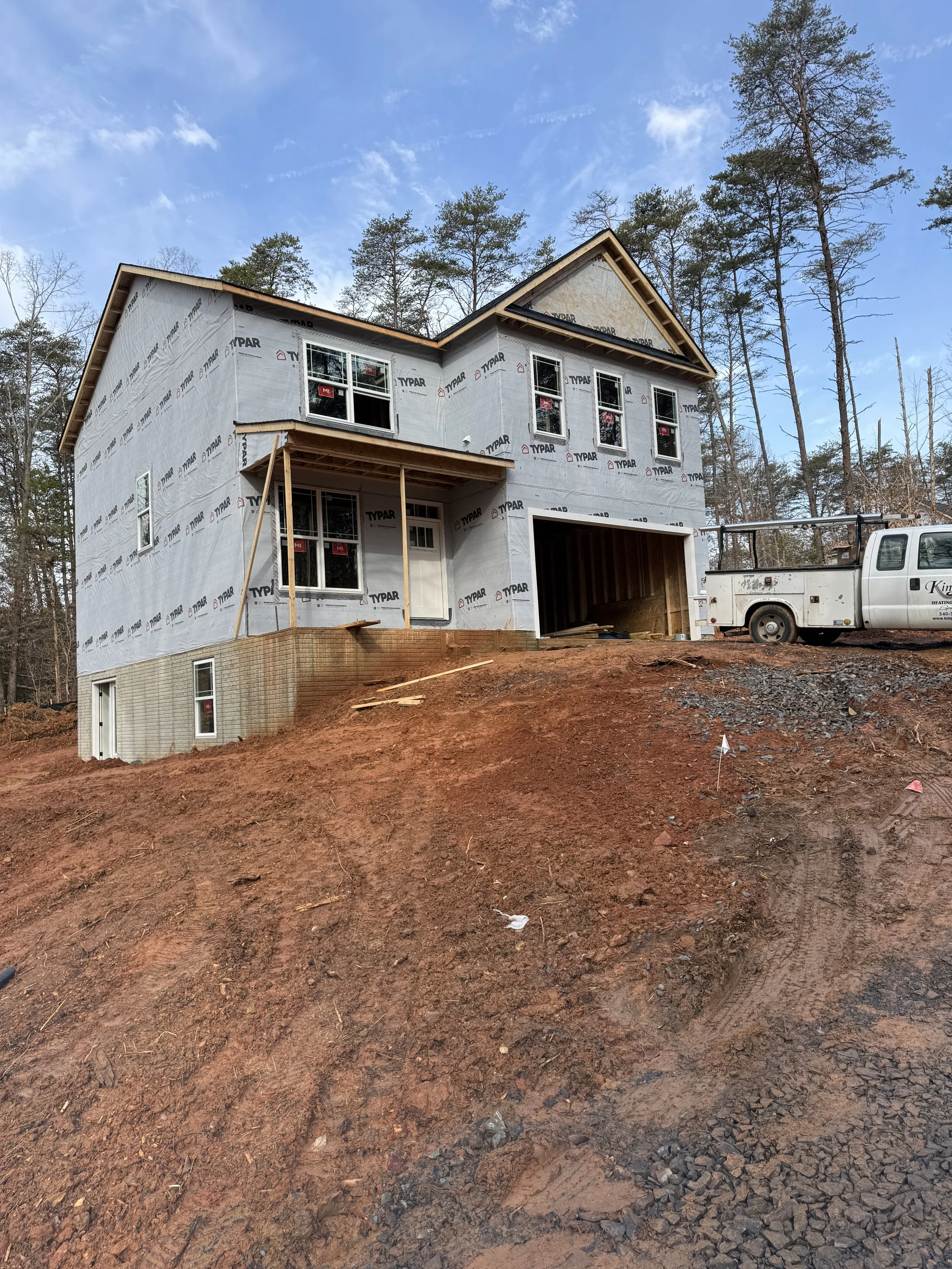 Framing Done, HVAC Underway: Erica Model Build Update in Spotsylvania, VA