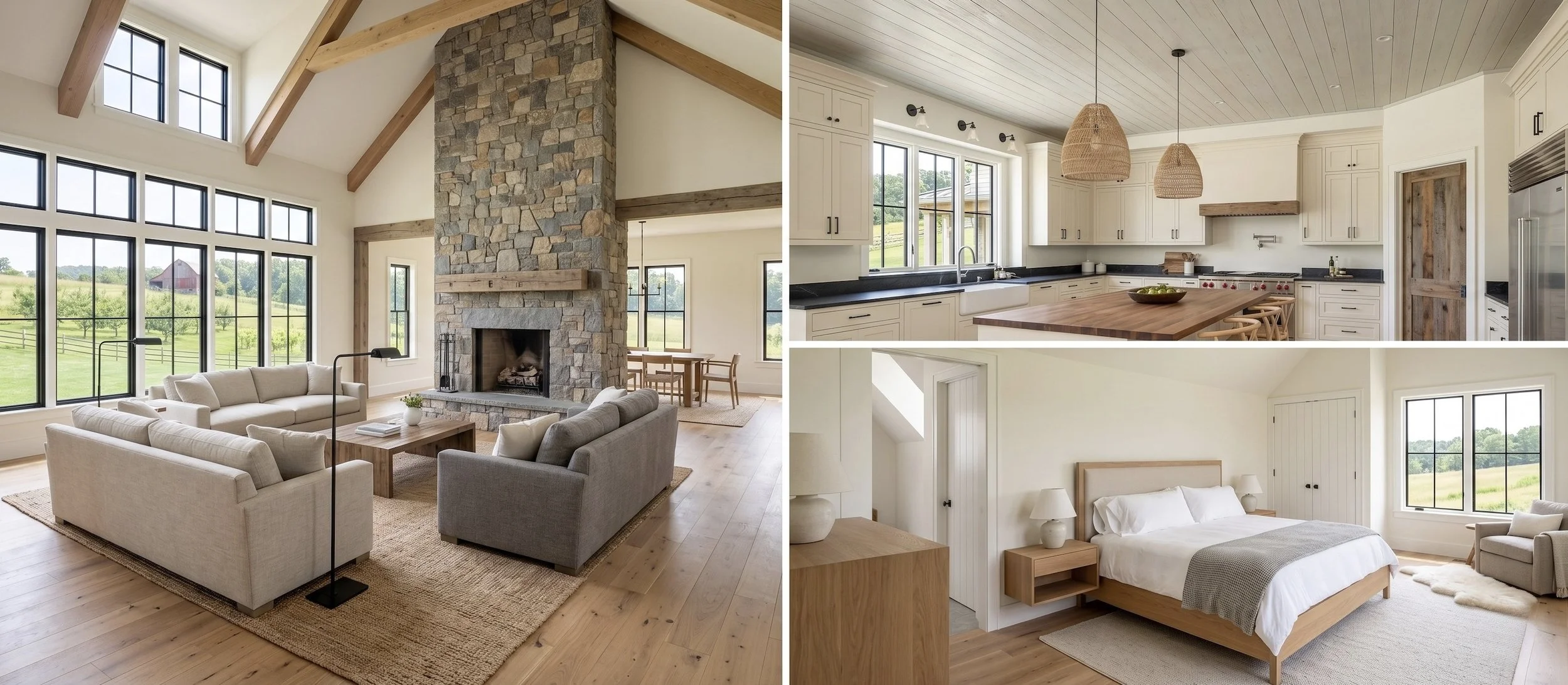 Our builds are custom. We design everything with our clients to build the perfect custom home