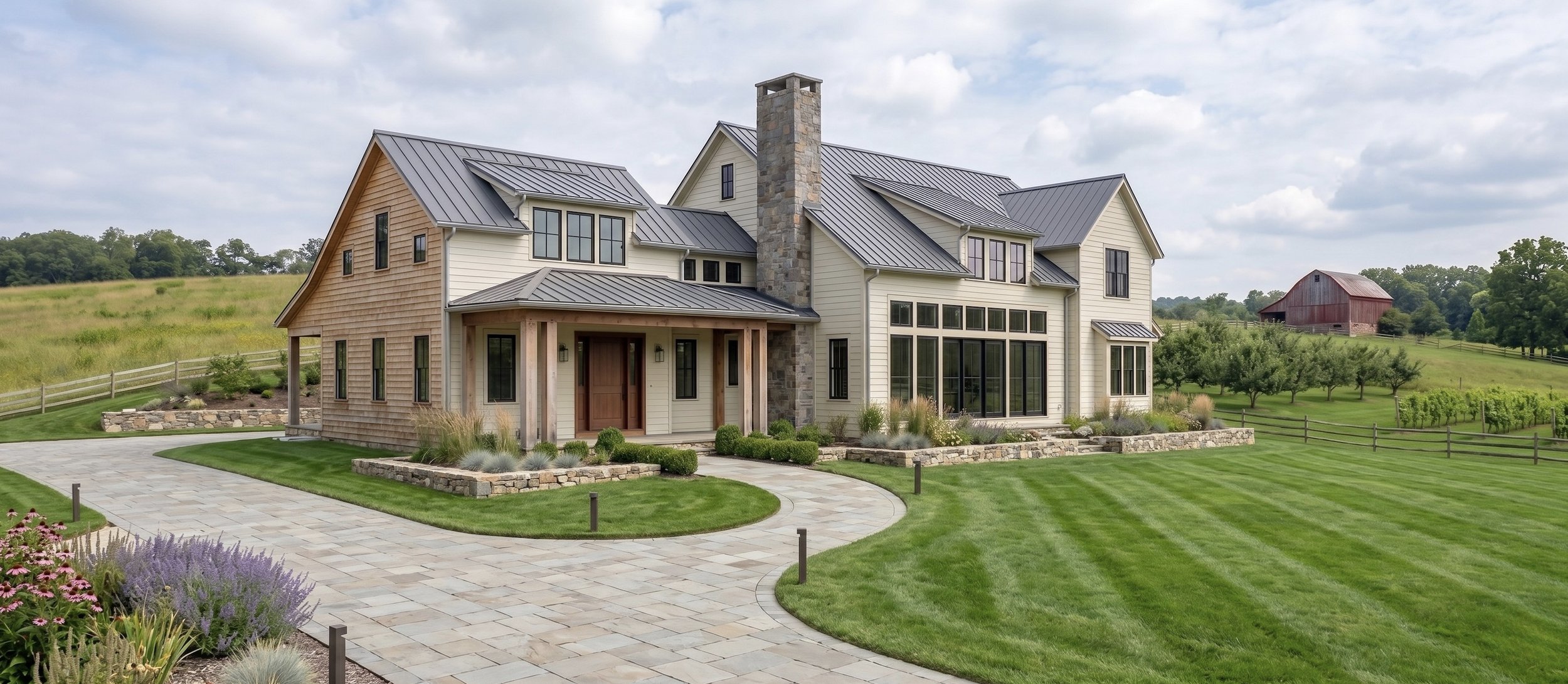 We can custom build your modern farm house in Fredericksburg, VA