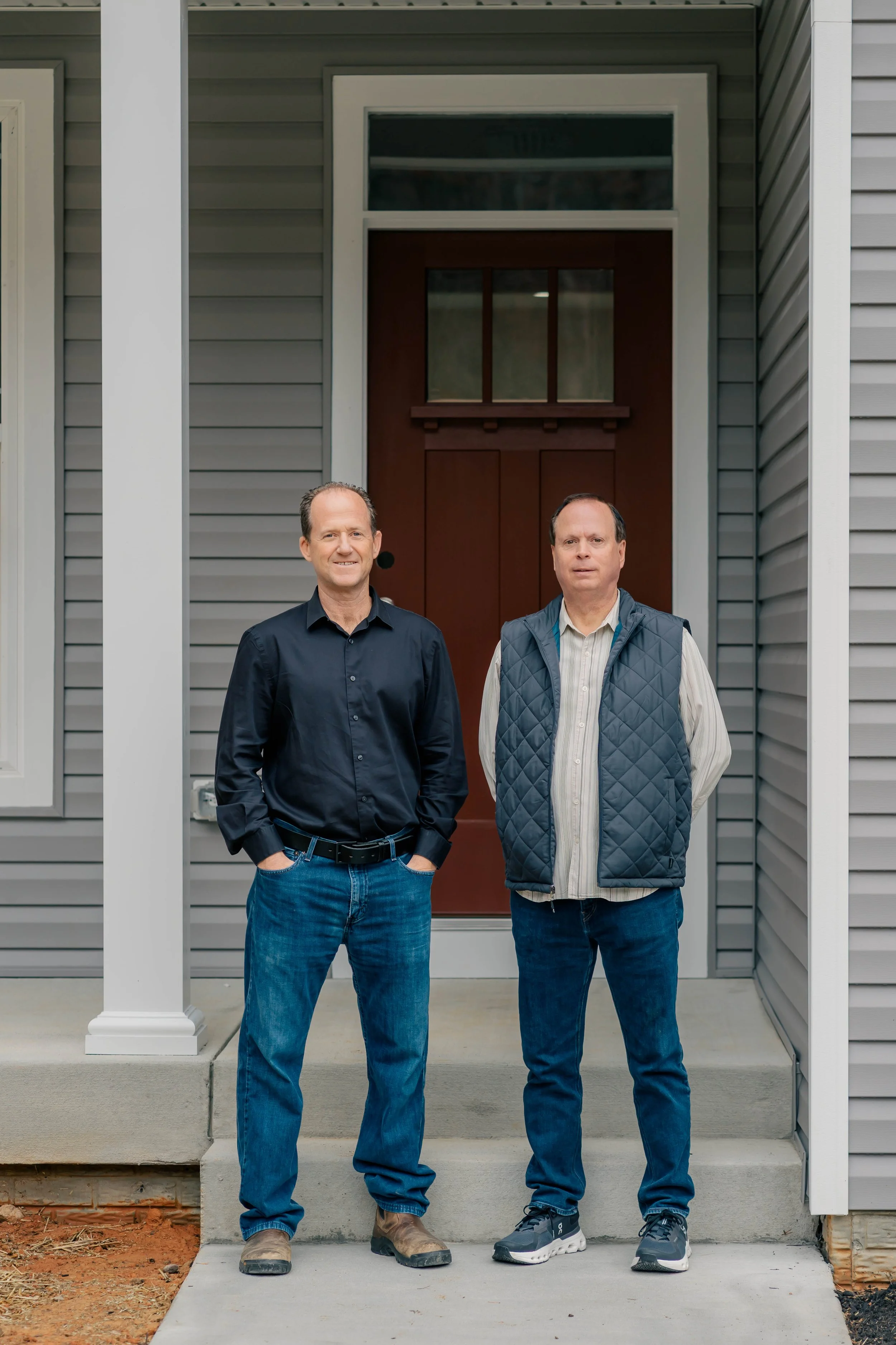Scott and Shawn, owners of R&W Homes family-owned home builders