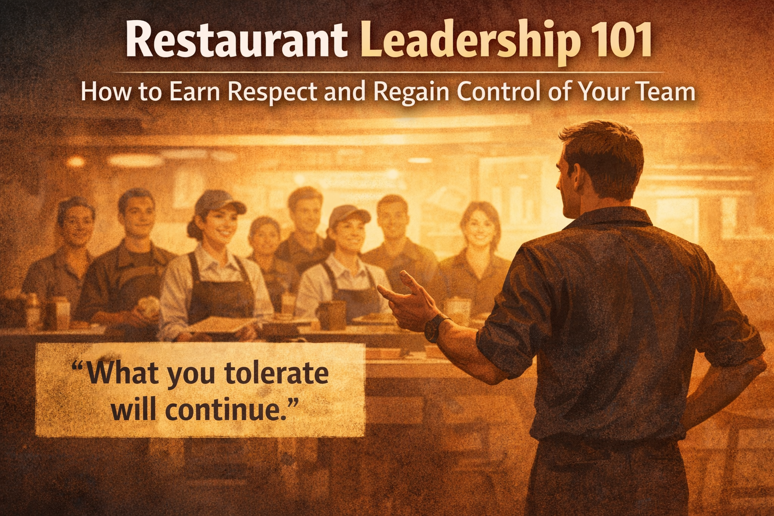 Restaurant Leadership 101: How to Earn Respect from Your Team