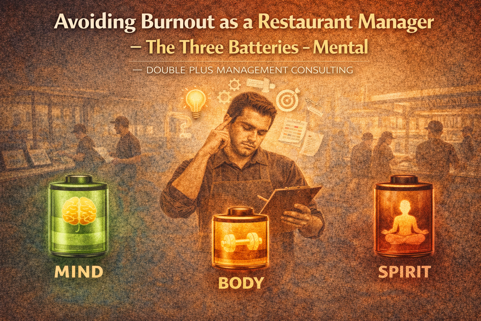 Avoiding Burnout as a Restaurant Manager – The Three Batteries – Mental