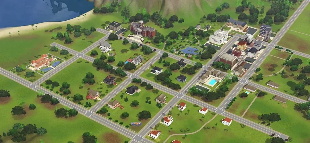 The Sims 3 open world gameplay in Sunset Valley