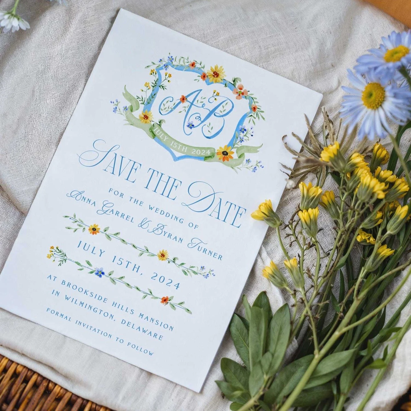 Wedding season is right around the corner, and we love setting the tone with custom save the dates.

They&rsquo;re the very first glimpse your guests get &mdash; a little preview of what&rsquo;s to come. Have you sent yours out yet? 👀

Reach out at 
