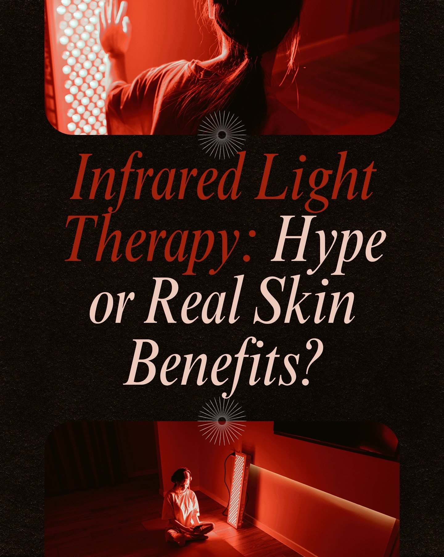 Infrared light isn&rsquo;t hype &mdash; it&rsquo;s one of my favorite tools to elevate facial results. @skinandscalp.co 
I integrate infrared therapy into my treatments to calm inflammation, support healing, boost circulation, and give the skin that 