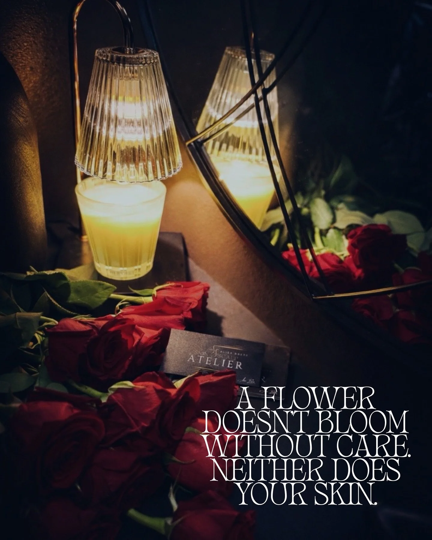 Roses don&rsquo;t bloom without water.
And skin doesn&rsquo;t glow without care. 🌹

Your daily home routine is the water &mdash; gentle cleansing, hydration, protection.
But once a month, your skin deserves something deeper.

A professional treatmen