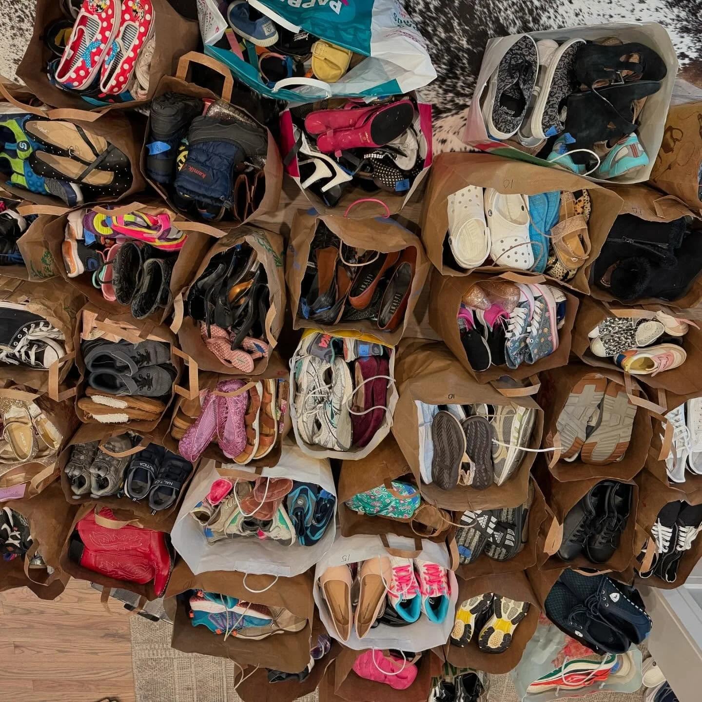 Couldn't be more great for Horn Elementary! Just before Thanksgiving break, they were able to collect 305 pairs of shoes for the Houston community!