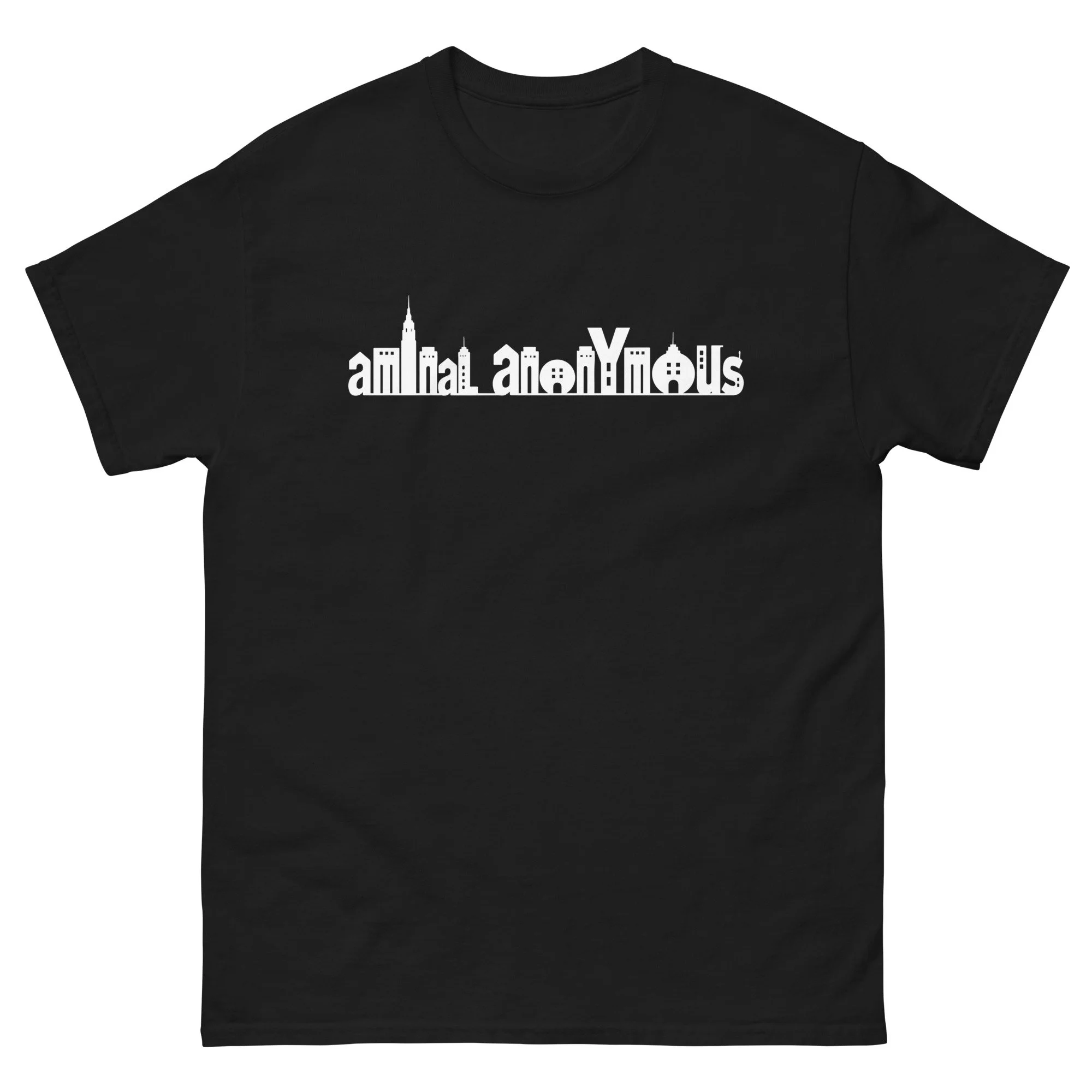 Aminal Anonymous - White Logo Tee