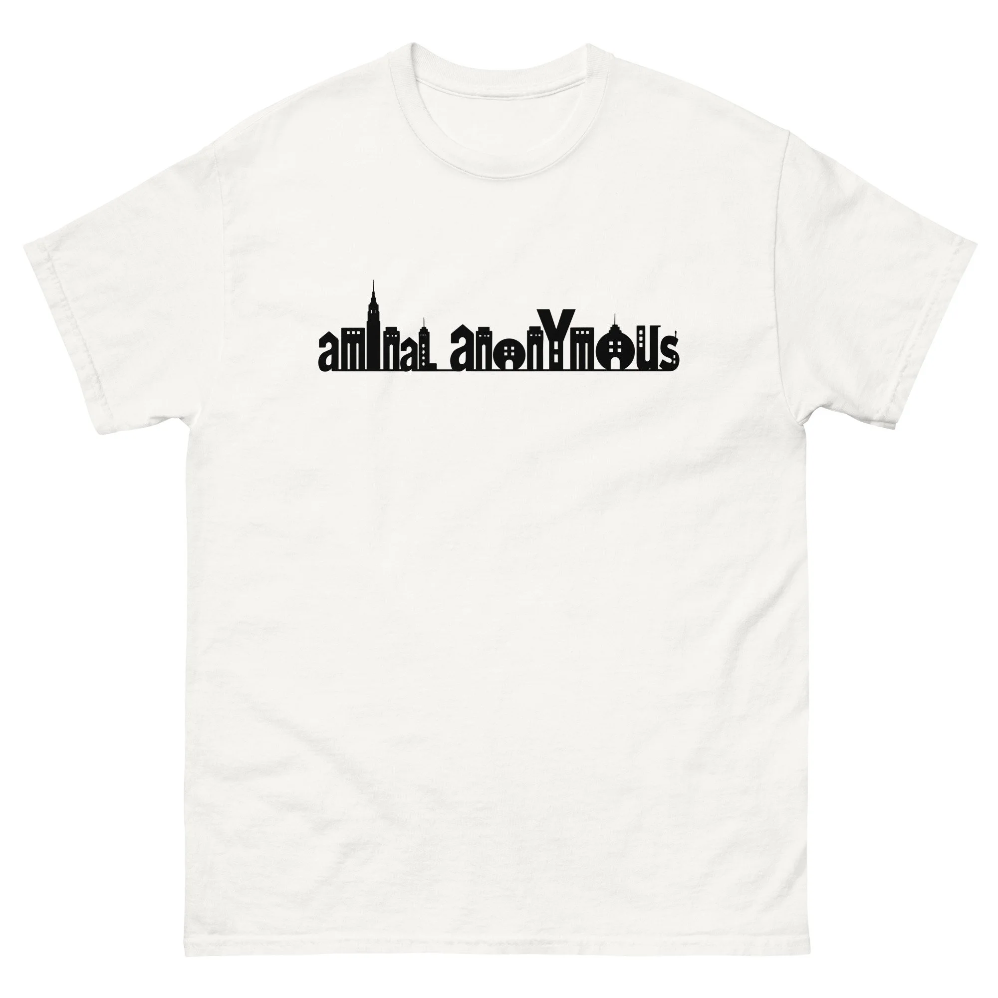 Aminal Anonymous - Black Logo Tee