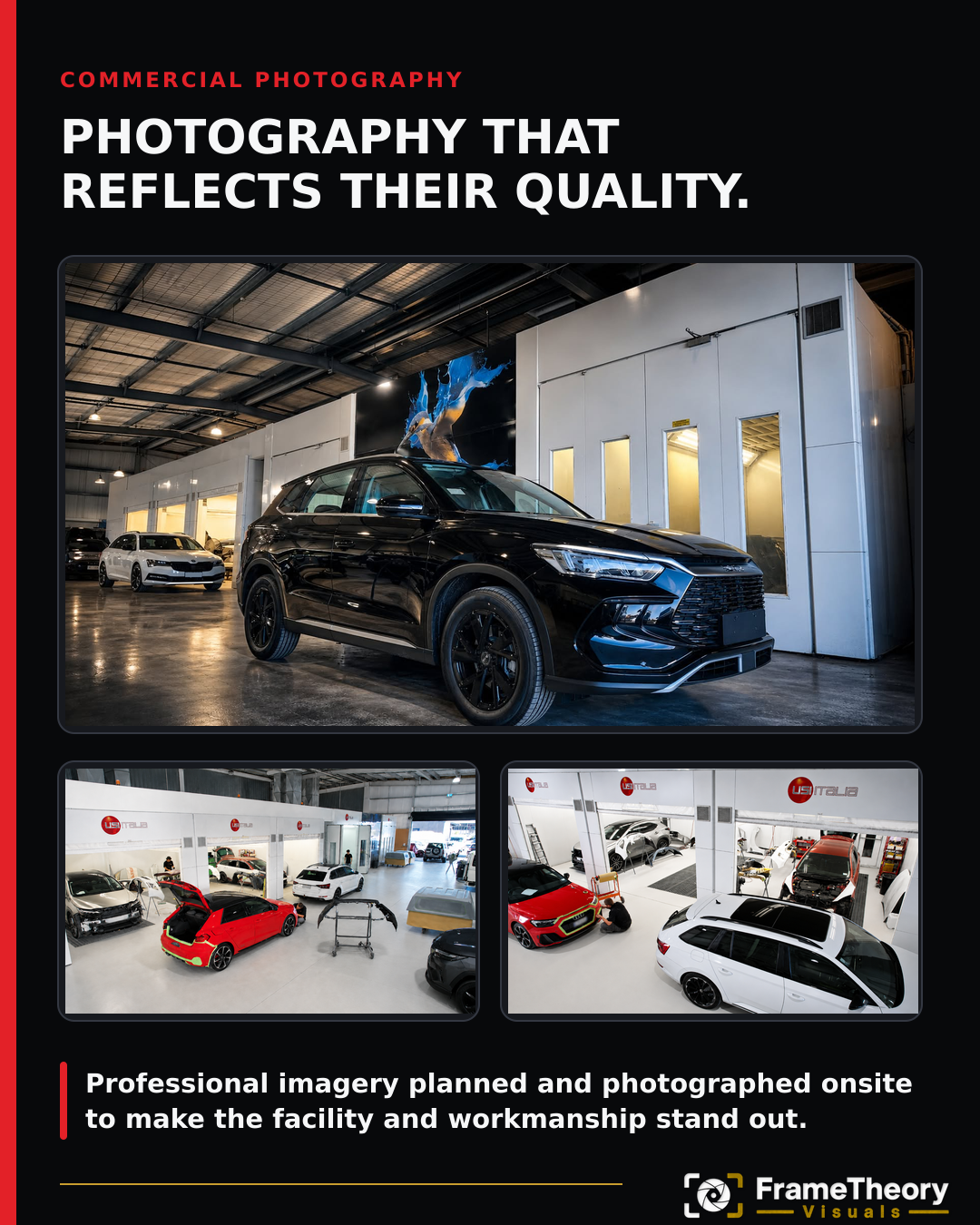 Commercial photography created for West Hamilton