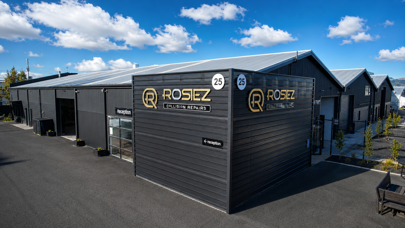 Aerial commercial location photography of Rosiez Sockburn