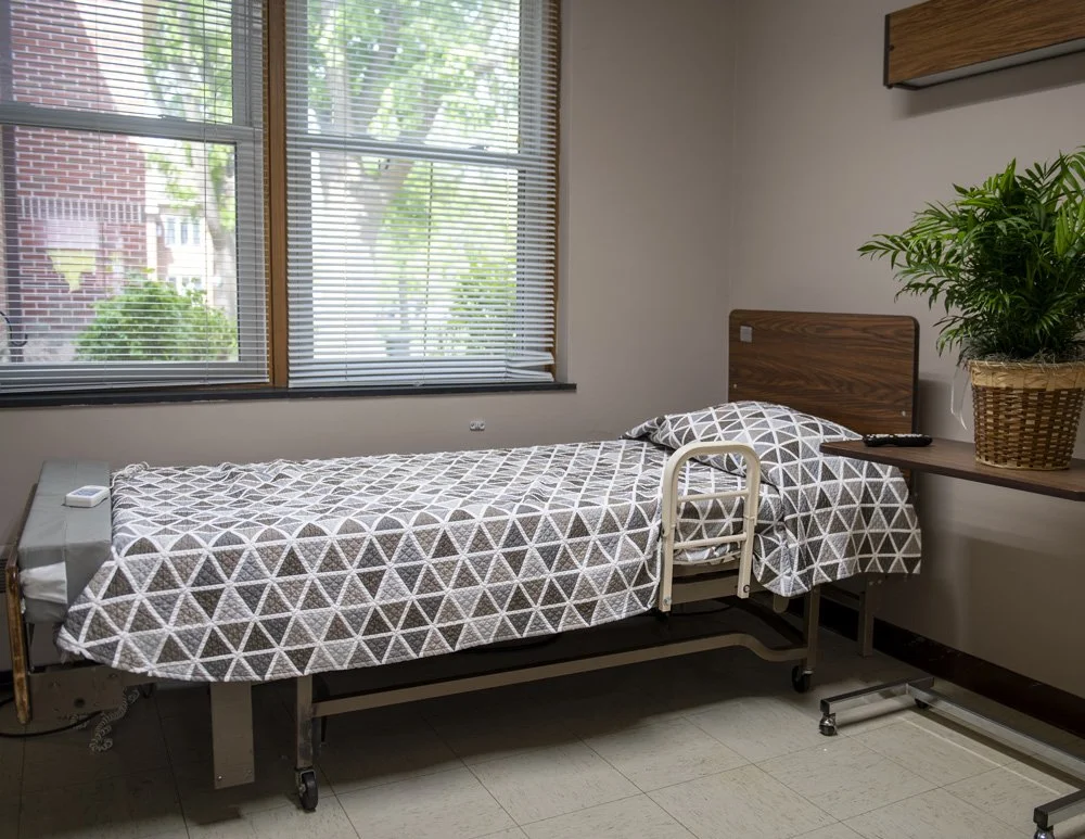 Comfortable, private resident bedrooms