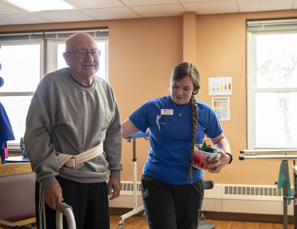 Physical therapy services provided on-site by Aegis Therapies