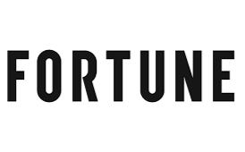 The word FORTUNE in black capital letters on a white background.
