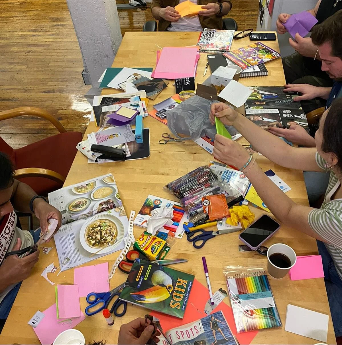 Our fanzin workshop was fun. Follow us on our drop-ins every third Sunday of the month! Stay tuned!