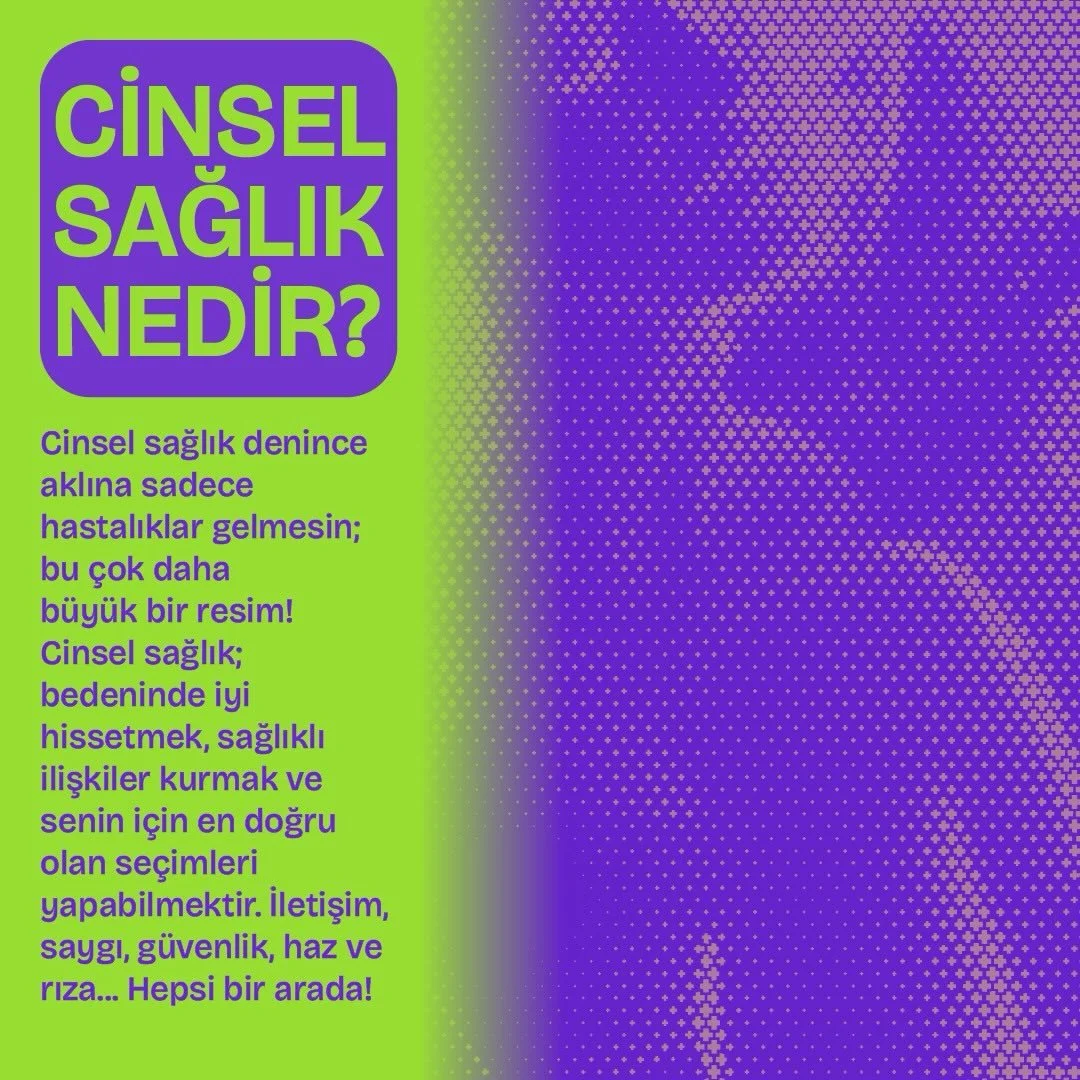 Mart 2026dan itibaren @sexfluent.ca işbirliğiyle cinsel ve ruhsal sağlık alanlarına y&ouml;nelik bilgilendirme ve y&ouml;nlendirme g&ouml;nderileri paylaşacağız. Eğer test olma, cinsel yolla bulaşan hastalıklardan (CYBH) korunma ve tedavi ile ilgili 