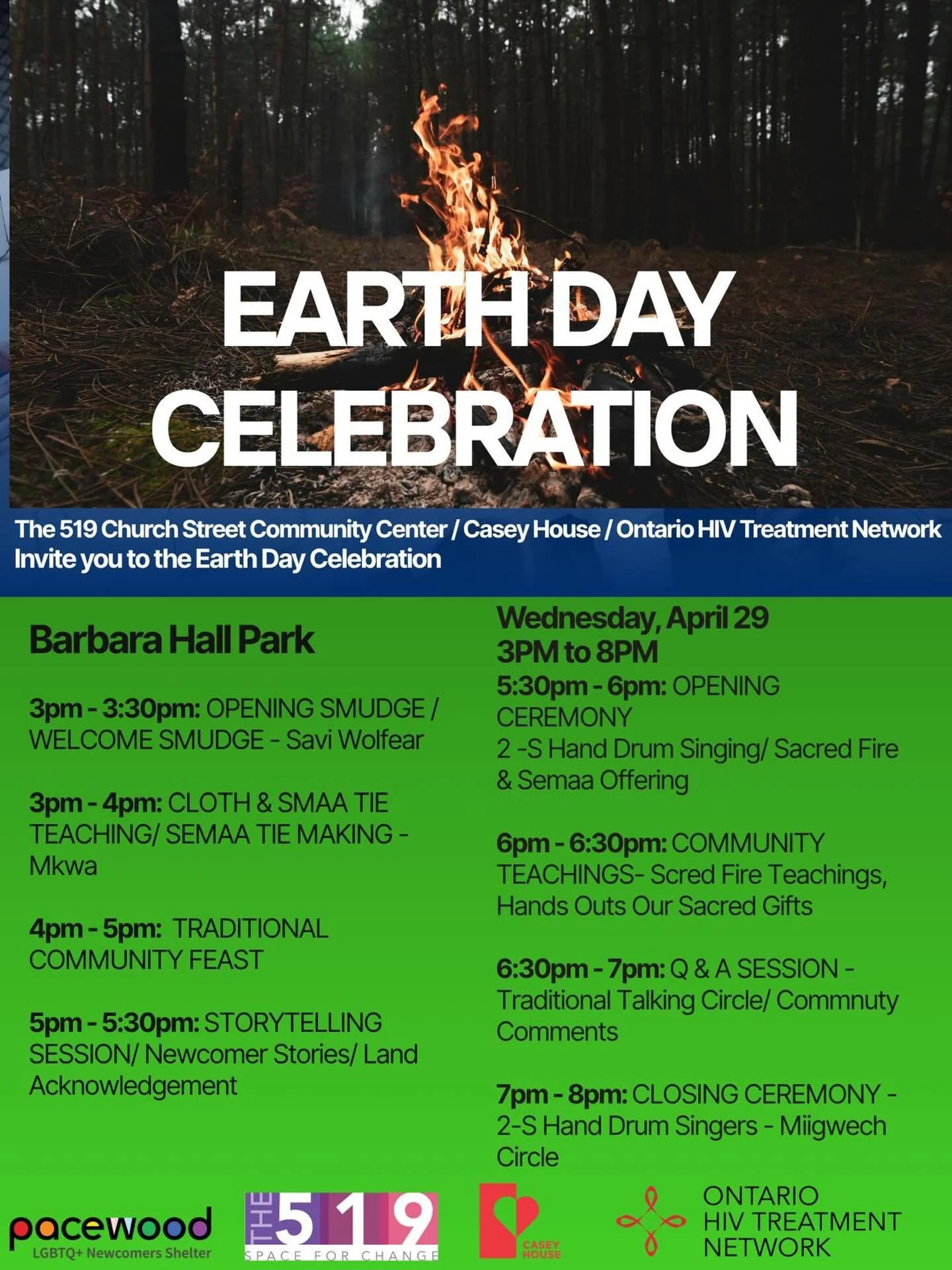 Meet us today at 519 to learn Indigenous sacred fire @the_ohtn