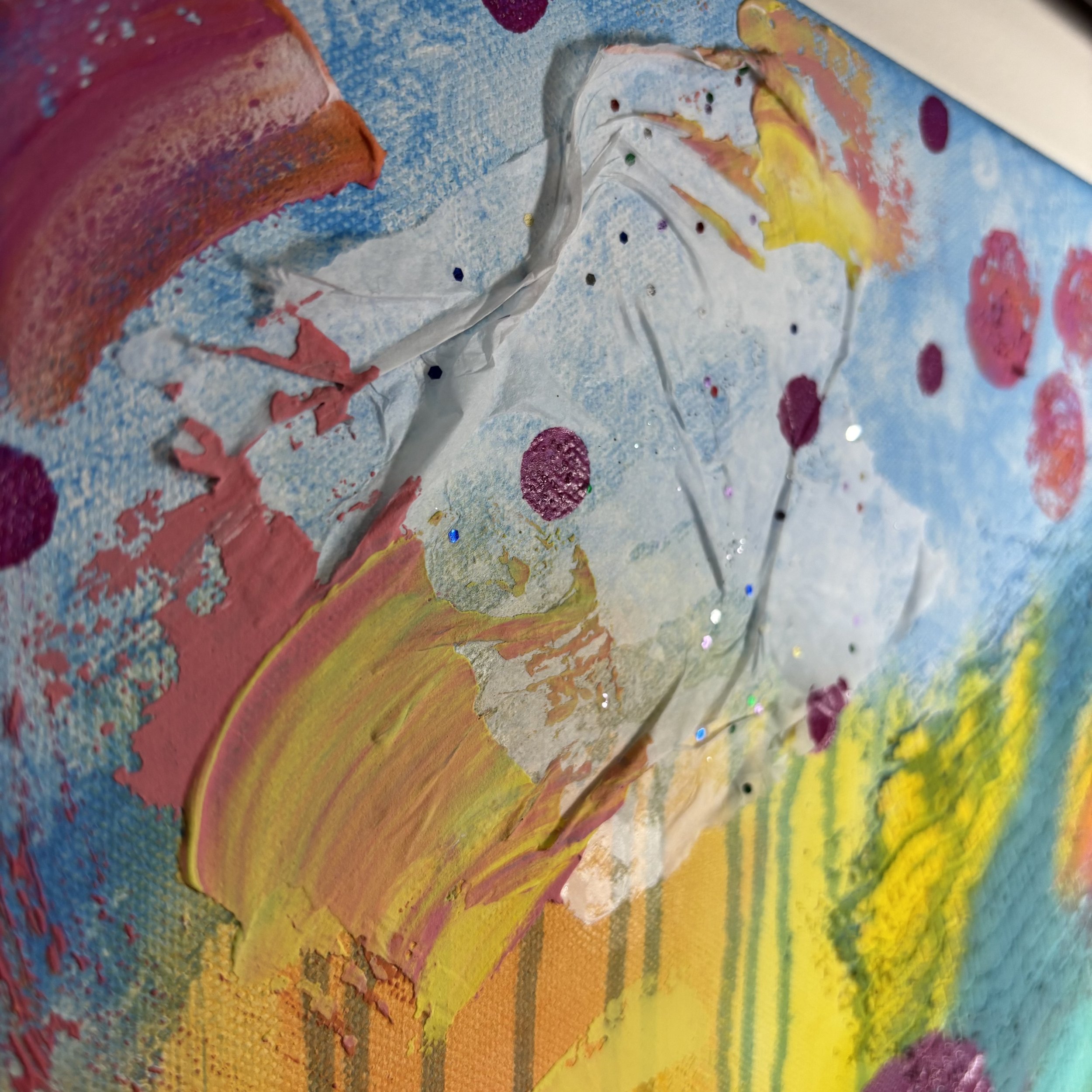 "Girls Just Want To Have Fun" closeup