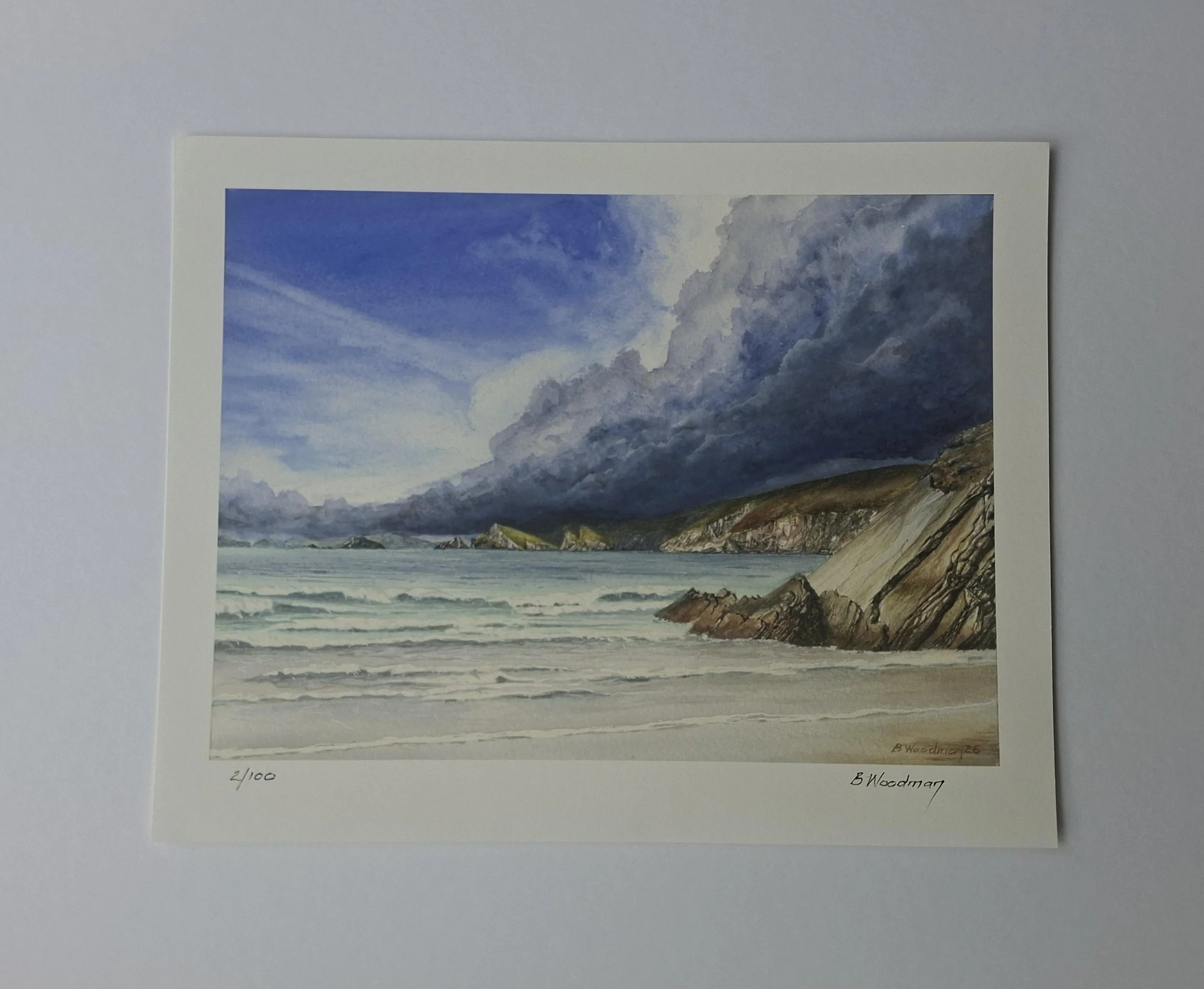 Print - April Showers(Newgale)
