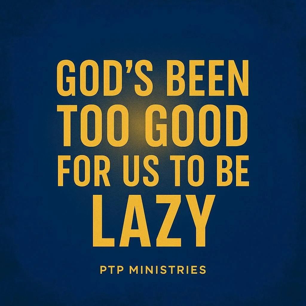 🔥 God&rsquo;s Been TOO Good for Us To Be Lazy

Some of us treat ministry like a gym membership&mdash;we sign up, show up once, and disappear for six months 😂💀
But God&rsquo;s been TOO good for us to be lazy with our purpose!
Let&rsquo;s show up, s