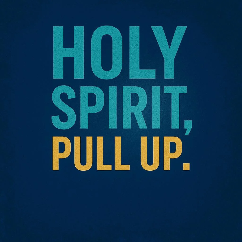 🙌🏽 Holy Spirit, Pull Up!

When life starts life-ing and you say, &ldquo;Holy Spirit&hellip; pull up. I&rsquo;m finna lose it.&rdquo; 👀😂
And He actually does! Peace hits like a weighted blanket.

The Holy Spirit responds to the smallest cry for he