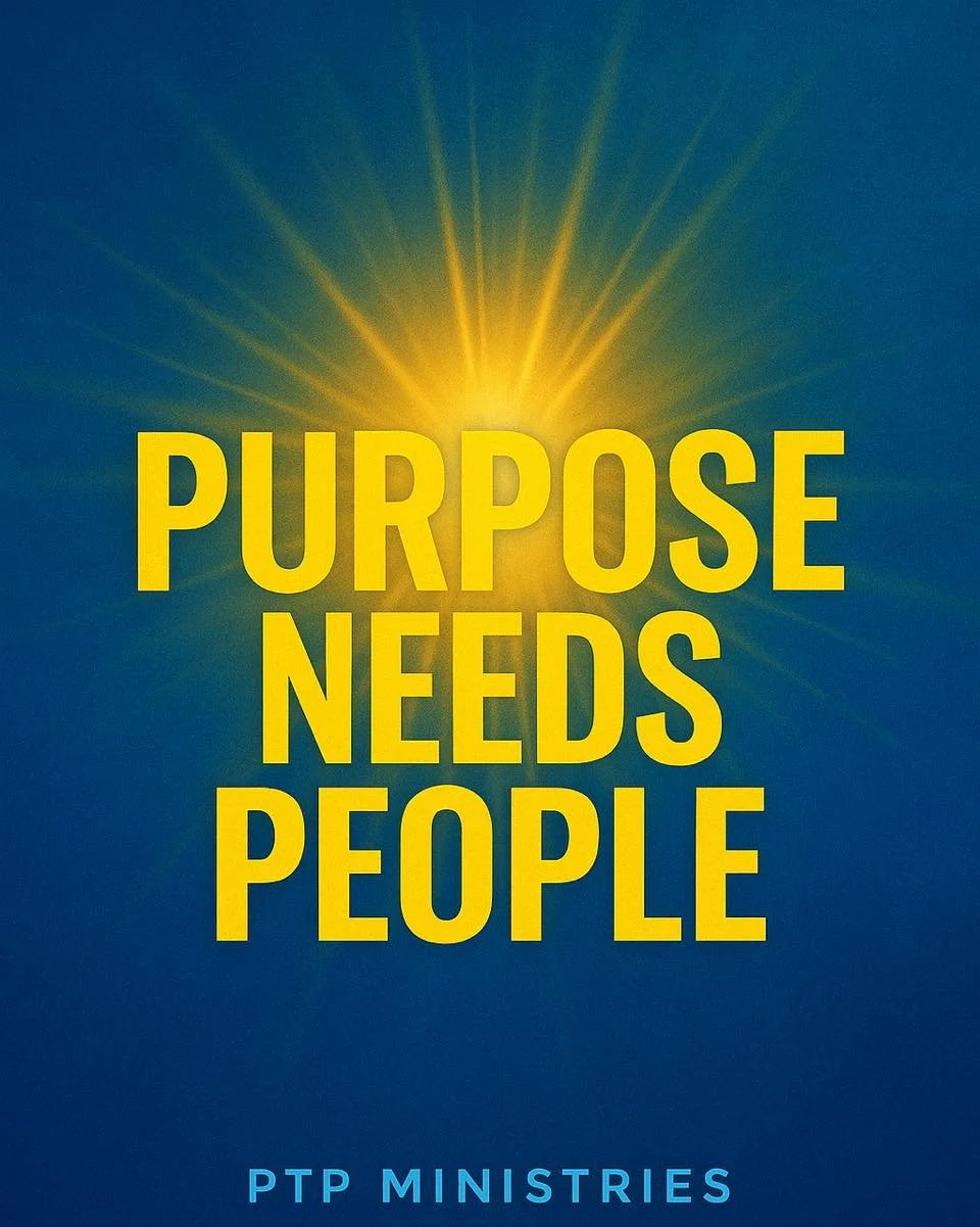 Purpose Needs People!

Listen&hellip; purpose is powerful, but PURPOSE + PEOPLE?
That&rsquo;s world-changing. 🌍🔥

PTP can&rsquo;t reach families, youth, and communities alone.
We need hands, hearts, and help &mdash; YOURS.
Whether you pray, volunte
