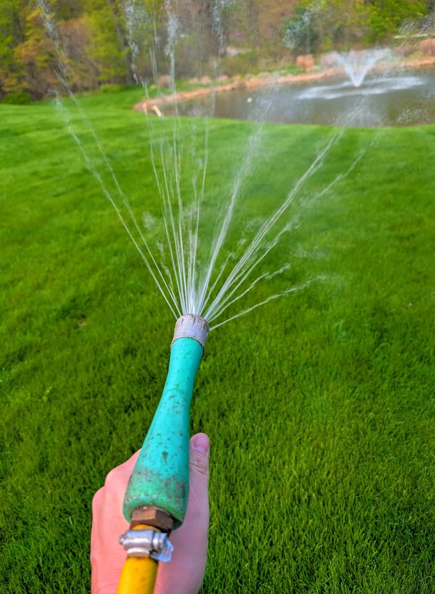 Park Township: The Worm Compost Tea we drench lawns with is completely safe for the watershed. If you live by a pond, lake, stream or river, these treatments won't add dangerous chemicals to the water.