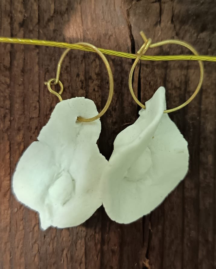 Boucles d'oreilles en céramique