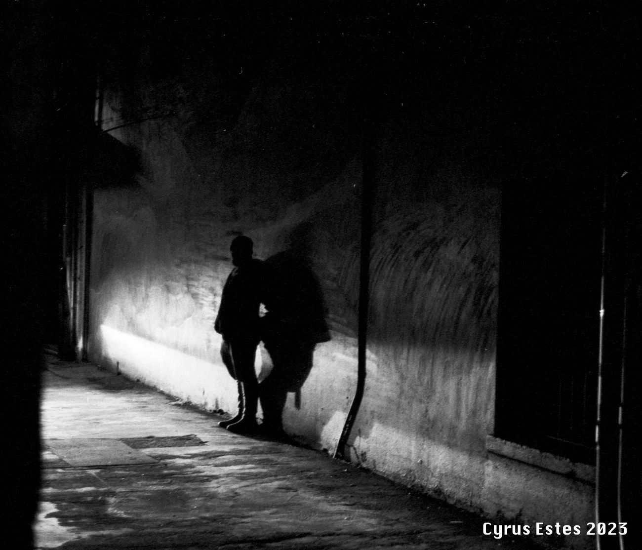 Silhouette. Olympus OM-10, Kodak P3200 TMax 35mm film.