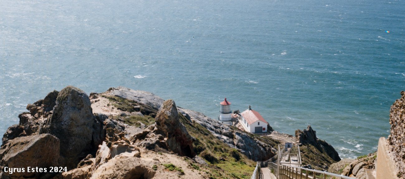 Point Reyes, California. Mamiya M645, Cinestill 50D 120 film.