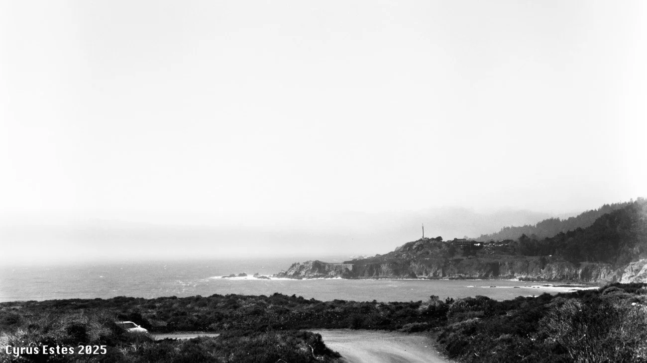 California Coastline. Mamiya M645, unknown 120 film.