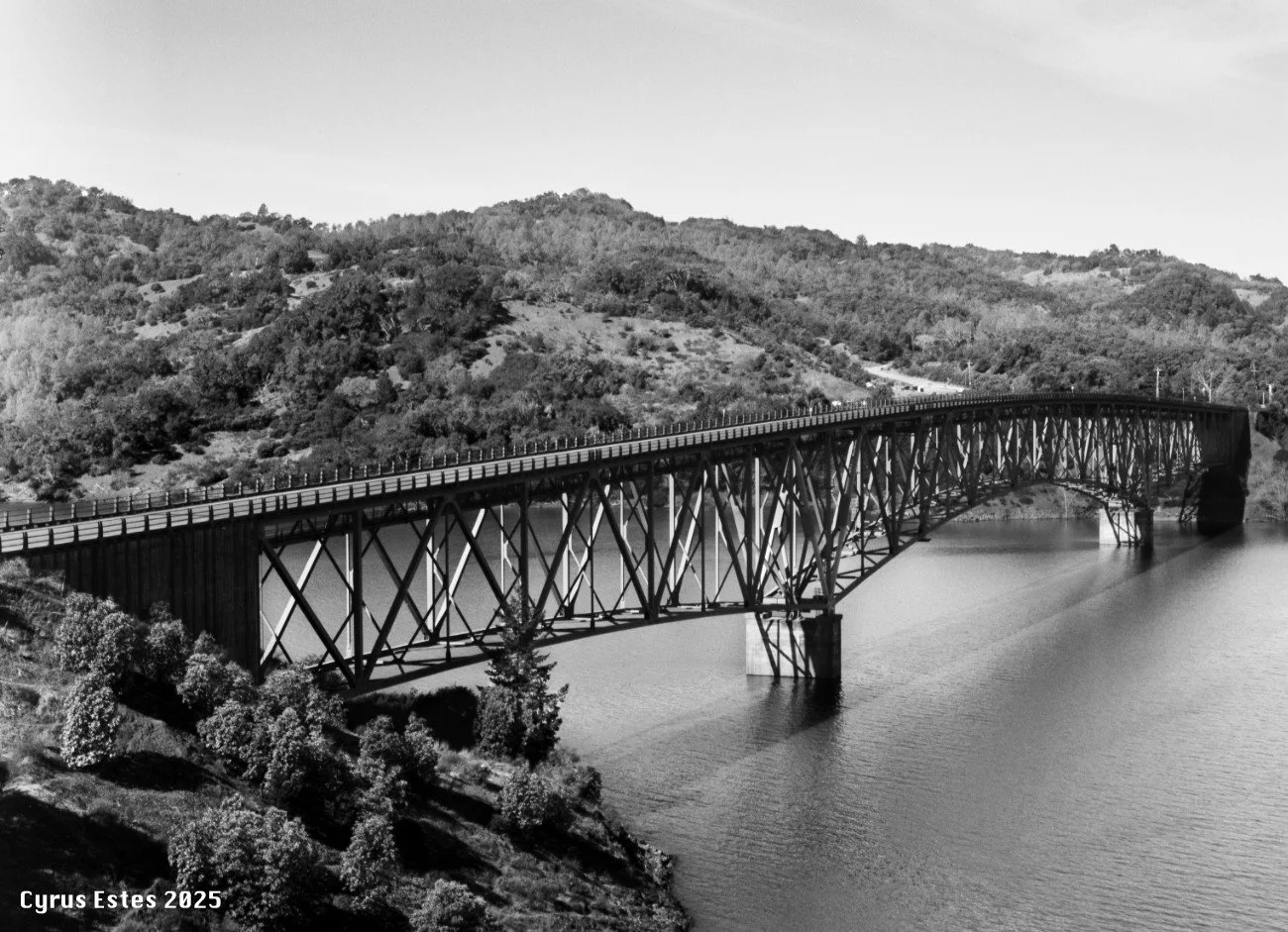 Lake Sonoma, California. Mamyia M645, Kodak 400 TMax 120 film.