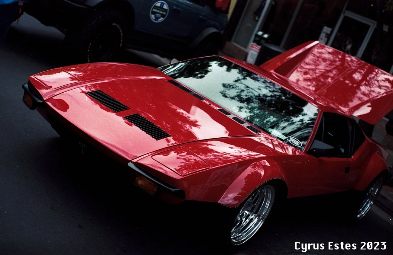 De Tomaso Pantera. Pentax Program Plus, Kodak Portra 50 35mm film.